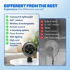 Stolný ventilátor Vulpes Goods, dobíjací a bezdrôtový, Náhľad obrázku produktu 10