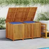 vidaXL Skrzynia ogrodowa 150x80x75 cm z litego drewna Podgląd zdjęcia produktu 12