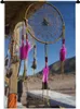 MuchoWow® Wandteppich Wandbehang Ein rosa Traumfänger in Produktbild-Vorschau 1