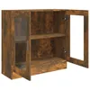 Vitrinenschrank Räuchereiche 82,5x30,5x80 cm Holzwerkstoff Produktbild-Vorschau 5