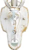 A close-up view of a rustic-style outdoor wall lamp with a motion sensor. Produktbild-Vorschau