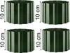 Four rolls of green garden edging are shown in a grid layout against a white background. Produktbild-Vorschau