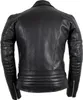 Retro Motorrad Lederjacke 80´s oldschool Rockerjacke Produktbild-Vorschau 3