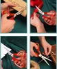 Schere-Set (3 Stück), linkshändige Schere aus Edelstahl, Produktbild-Vorschau 5