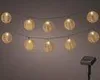 LED Solar Lichterkette Outdoor Lampion Kugeln Plastik 4,5m Produktbild-Vorschau 2