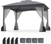 COSTWAY Pavillon 3x3,6m, Gartenpavillon mit 4 Sandsäcken, 4 Produktbild-Vorschau 1