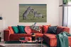 MuchoWow® Poster Spielende Zebras 120x90 cm - Wandbild Produktbild-Vorschau 3