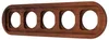 Cornice retrò in legno di tiglio a 5 scomparti I PR1 scuro Anteprima dell’immagine prodotto 3