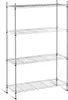 ROYAL Catering Kovový regál - 35 x 90 x 137 cm - chromovaný Náhled obrázku produktu 1