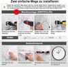Besenhalterung Wand, 5 Halter + 4 Haken Schwarz Schwerlast Produktbild-Vorschau 5