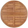 vidaXL Tavolo da pranzo pieghevole da giardino Ø110x75 cm Anteprima dell’immagine prodotto 3