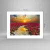 Poster - Poster ohne Rahmen - See Blumen - 40x30 cm - Wand Produktbild-Vorschau 4
