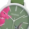 Oozoo orologio da polso in pelle verde Orologi da donna Anteprima dell’immagine prodotto 2
