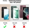 Hülle für Samsung Galaxy S22 schwarz geschlossen mit Klappe Produktbild-Vorschau 2