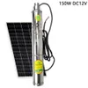Pompa solare per pozzi profondi 150 W CC 12 V, portata Anteprima dell’immagine prodotto 6