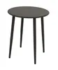 A round, dark gray metal table with three legs, shown against a white background. Produktbild-Vorschau