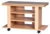 TV HiFi Bank OREGON Buche Fernsehtisch drehbar & rollbar 75 Produktbild-Vorschau 7