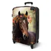 NoBoringSuitcases.com® Großer Koffer - Pferd - Tiere - Produktbild-Vorschau 2