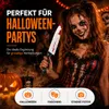 Falošný nôž cca 34 cm s krvou - na Halloween a karneval - - Náhľad obrázku produktu 5
