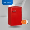 Exquisit Retrokühlschrank RKS120-V-H-160F rot | Standgerät Produktbild-Vorschau 2