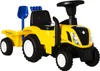 HOMCOM Kinderfahrzeug Laufhilfe mit Anhänger, Hupe Produktbild-Vorschau 1
