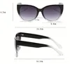 GKA Damen Sonnenbrille Katzenaugen Farbverlauf Cat Eye Produktbild-Vorschau 6