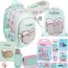 Pusheen Schulrucksack Set 8-teilig – Schulranzen mit Produktbild-Vorschau 1