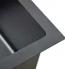 vidaXL Évier de cuisine fait main noir acier inoxydable Voir les images du produit 6