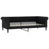 vidaXL Divano letto estraibile nero 90x200 cm in Pelle Anteprima dell’immagine prodotto 9