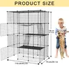 JOIEYOU 4 Tier Outdoor Cat Cage Outdoor Cat Enclosure Náhled obrázku produktu 5