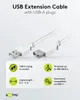 goobay USB 2.0 Hi-Speed Verlängerungskabel weiß 3 m Produktbild-Vorschau 3