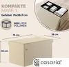 CASARIA® Sitzbank mit Stauraum Faltbar Gepolstert Deckel Produktbild-Vorschau 5