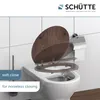 SCHÜTTE MDF WC prkénko DARK WOOD, WC prkénko s měkkým Náhled obrázku produktu 4