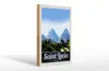 Holzschild Reise 20x30cm Saint Lucia Italien Gebirge Natur Produktbild-Vorschau 1