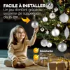 DEUBA® vánoční ozdoby 103ks Ø 3-8cm plastové matné lesklé Náhled obrázku produktu 4