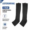 Kompressionssocken mit offener Zehenpartie in der Größe S/M Produktbild-Vorschau 6