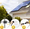SUNNIVA® 2000W Balkonkraftwerk BIFAZIAL FULLBLACK komplett Produktbild-Vorschau 3