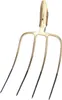 Dunggabel ohne Stiel 4 Zinken, 31 x 23 cm Gabel Hof Stall Ernte füttern Landwirt Produktbild-Vorschau