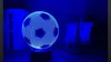 LED Nachtlampe 3D Fußball Kinderlampe Tischlampe RGB USB Produktbild-Vorschau 2