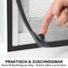 Magnetisches Fenster-Moskitonetz 125x125cm Dunkelgrau Produktbild-Vorschau 1