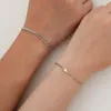 Partnerarmband Set silberfarben – verstellbarer Modeschmuck Produktbild-Vorschau 6