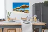 MuchoWow® Poster Strandkorb - Strand - Sonnenschirm - Meer Produktbild-Vorschau 3