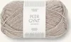 Sandnes Peer Gynt 50g - 100% Schurwolle Grau-Beige meliert Produktbild-Vorschau 2