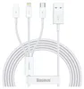 Baseus Cavo USB superiore USB 2.0 1,5 m USB A USB C/Micro Anteprima dell’immagine prodotto 1