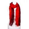 Knitterschal Halstuch Schal XXL rot dunkelrot Farbverlauf Produktbild-Vorschau 3