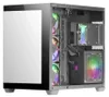 An open computer case with internal components and RGB lighting. Produktbild-Vorschau
