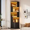 Scaffale angolare Merax con illuminazione a LED, libreria a Anteprima dell’immagine prodotto 1