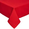 HOMESCAPES Tischdecke rot 137 x 228 cm, 100% Baumwolle Produktbild-Vorschau 2