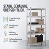 IvoQ Lagerregal – 180 x 90 x 40 cm – 5 verstellbare Böden – Produktbild-Vorschau 2