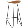 vidaXL Tabouret de bar 2 pcs. Bois massif acacia Voir les images du produit 3